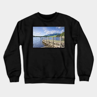 Derwentwater Jetty Impressionist Style Crewneck Sweatshirt